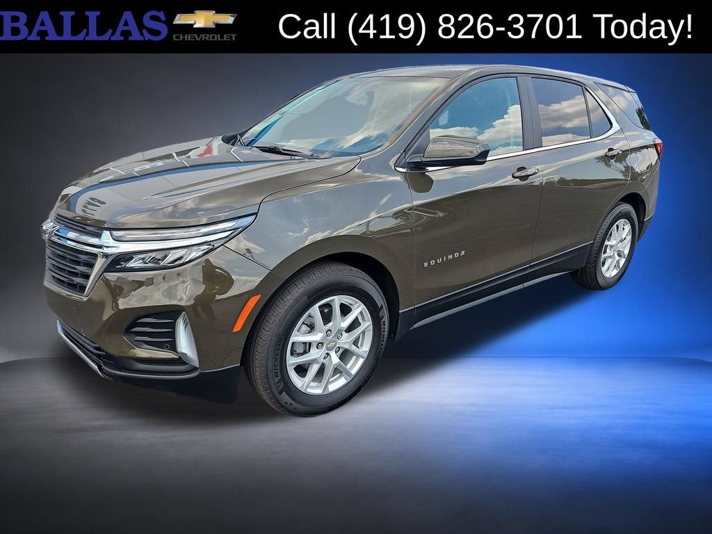 2023 Chevrolet Equinox LT in Harvest Bronze Metallic — front three-quarter view